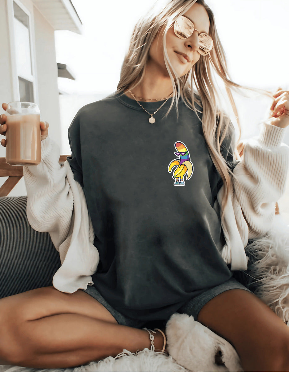 Playera Mujer Cómoda Pride Lgbt Banana 100% Algodón