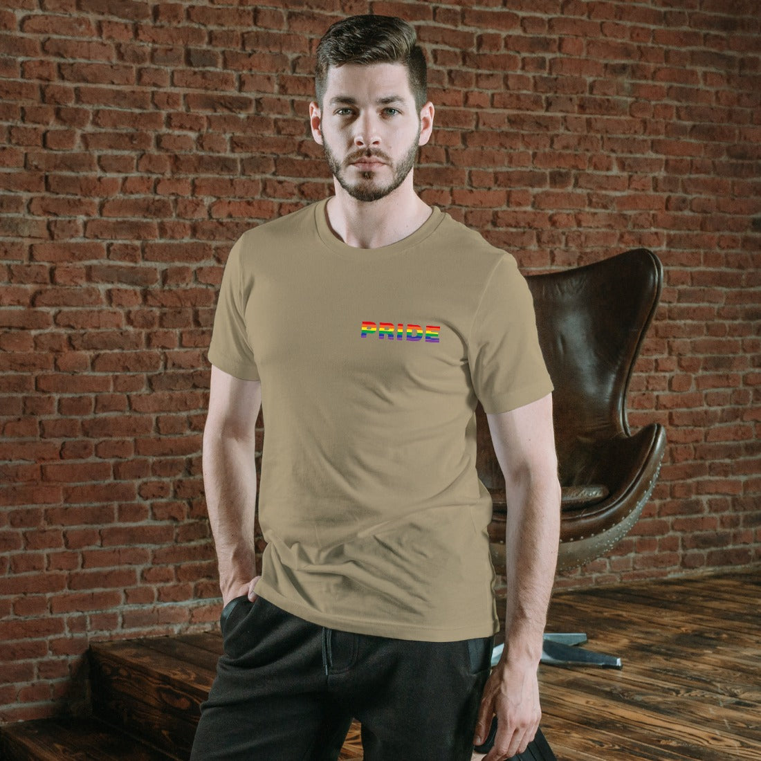 Playera Negra Lgbt Pride Orgullo Gay Rainbow Pride Hombre