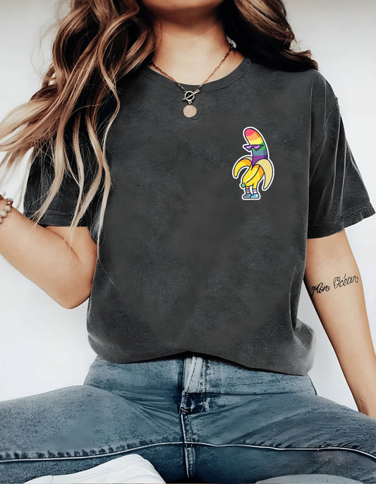 Playera Mujer Cómoda Pride Lgbt Banana 100% Algodón